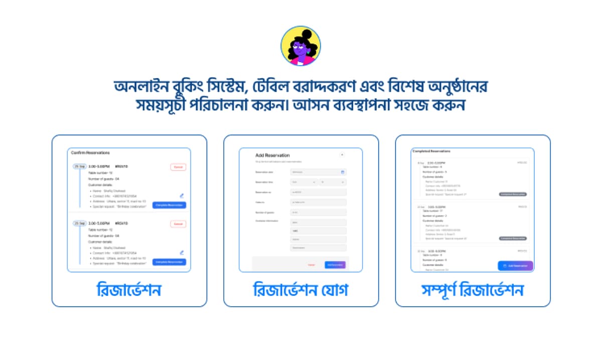 রিজার্ভেশন ব্যবস্থাপনা